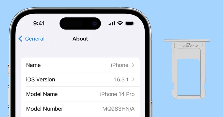 پیدا کردن IMEI